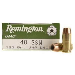 REMINGTON 40 S&w L40sw2 180 Gr Jhp 100 Rounds - 23694