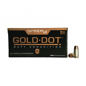 SPEER Gold Dot 40 S&w 180 Grain Jacket Hollow Point Ammunition