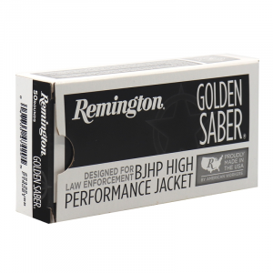 REMINGTON Golden Saber 45 Acp Auto Ammo 185 Grain Brass Jacketed Hollow Point