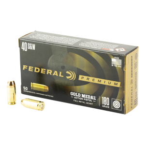 Federal Federal Gold Medal Action Pistol .40 S&W 180 Grain Full Metal Jacket Ammunition - $269.99 at Bereli 