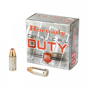 HORNADY Critical Duty 9mm +p 124 Grain Flexlock Duty - 90216