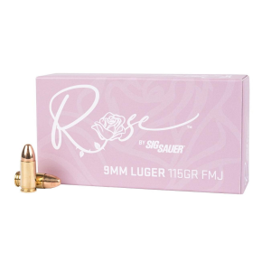 SIG Sauer 9mm Luger 115 Gr. Full Metal Jacket Ammunation