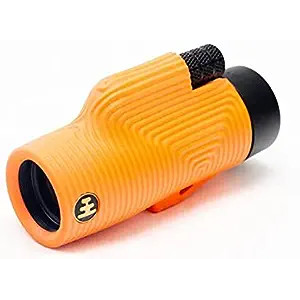 Nocs Provisions Zoom Tube 8x32 Monocular Telescope | Lightweight, Compact, 8X Magnification - Safety Orange