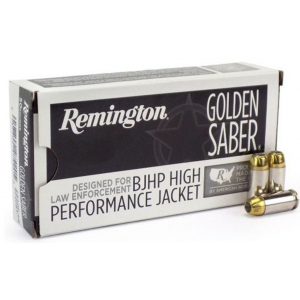 47700474809 REMINGTON Golden Saber Performance 9mm 124 Grain Bonded Jacket Hollow Point-29357 47700474809 29357 - 100