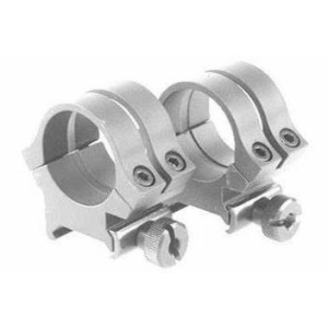Weaver 49057 Quad-Lock 1" High Extension Riflescope Rings (Silver)