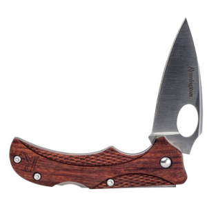 Remington Woodland Liner Lock Drop Point Folding Knife 3.5" Closed - Stainless Steel Blade