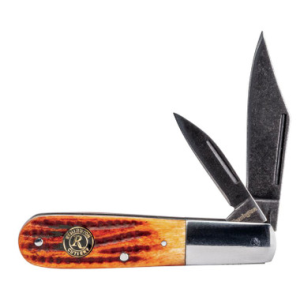 Remington Backwoods Barlow Folding Knife 3.5" Closed - Stonewashed Blade
