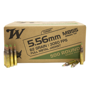 WINCHESTER Usa M855 Green Tip 5.56x45mm Nato 62 Grain Full Metal Jacket