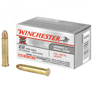 WINCHESTER Super X 22 Wmr 40 Grain Full Metal Jacket