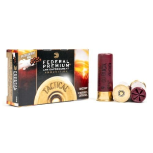 029465018665 FEDERAL Le Tactical 12 Gauge 2-3/4" 9 Pellet 00 Buck Shot 029465018665 LE13200-100