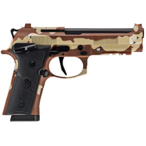 Beretta Usa Beretta 92XI Combat 9mm, 4.7" Barrel, 18+1, Chocolate Chip Camo, Rail, Ambi - $827.00 at Bereli 