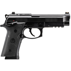 Beretta 92GTS 9mm, 4.7" Barrel, 15+1, Black Cerakote, Optic Ready, Rail