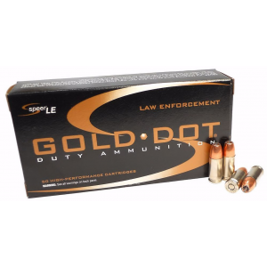 SPEER Gold Dot Le Duty 9mm Luger Ammo 147 Grain Jacketed Hollow Point (53619)