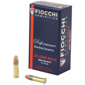 FIOCCHI Field Dynamics High Velocity 22 Lr 40 Gr Copper Plated Solid Point