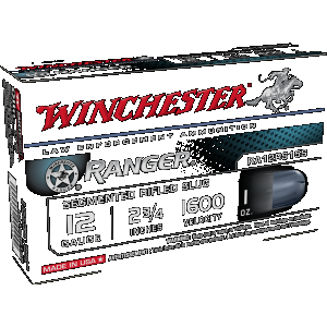 WINCHESTER Ranger 12 Gauge 2-3/4 Rifled Segmenting Slug 1oz 1600fps