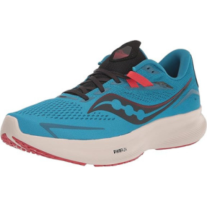 Saucony Saucony Men's Ride 15 Running Shoe, Ocean/Black, Size 10.0M - $81.99 at Bereli 