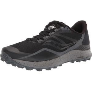 Saucony Peregrine 12 Running shoes, Men's, Black/Charcoal, 8.5 - $64.99 at Bereli 