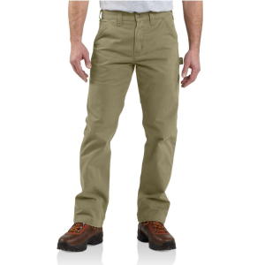 Carhartt Men's Washed Twill Relaxed Fit Work Pant, Dark Khaki