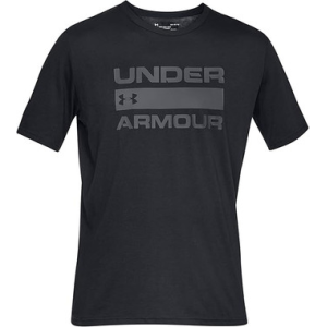 Under Armour Under Armour Men's Athletic Short Sleeve T-Shirt, Black/Rhino Grey, Small - $33.69 at Bereli 