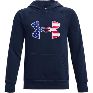 Under Armour Under Armour Boys Freedom BFL Rival Hoodie, Academy Blue/White, Large - $28.99 at Bereli 
