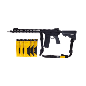 DANIEL Defense Ddm4 V7 5.56, 16" Inch Rifle, Silencerco Asr Mount, Timney 2 Stage Trigger, Magpul Mbus 3 Sights, 5 DANIEL Defense 32rd Mags