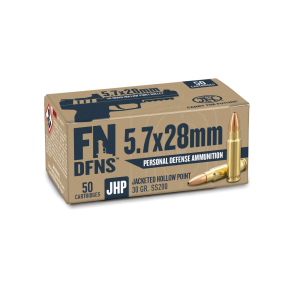 FN 10700029 Personal Defense 5.7X28mm 30gr Jacketed Hollow Point 50rd