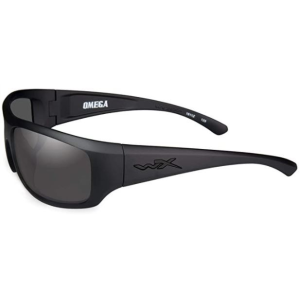 Wiley X Omega Men's Matte Black Sunglasses w/ Smoke Grey Lens - ACOME01