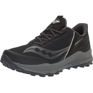 Saucony Men's Xodus Ultra Trail Running Shoes, Black/Charcoal, Size 11.0M