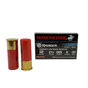 Winchester Ranger 12 Gauge 2-3/4" 8 Pellet 00 Frangible Buckshot