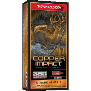 Winchester Deer Season 350 Legend 150 Grain Copper Extreme Point Lead Free Ammunition