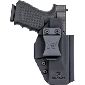 Rounded Universal Holster Ambidextrous Standard Fit Kydex Black