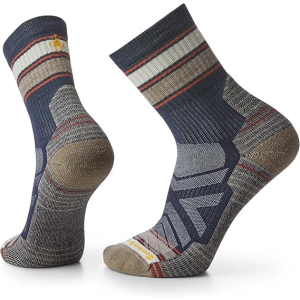 Smartwool Men's Hike Light Cushion Mid Crew Socks, Deep Navy, Large