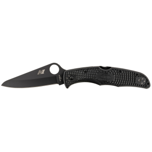 Spyderco C91PBBK2 Pacific Salt 2 H-1 Steel 3.78 Folding - Drop Point Plain