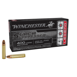 Winchester Super Suppressed 400 Legend 300 Grain Open Tip (OT) Ammo