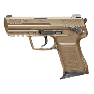 Heckler & Koch 81001467 HK45C V1 45 ACP 8rd Pistol, FDE