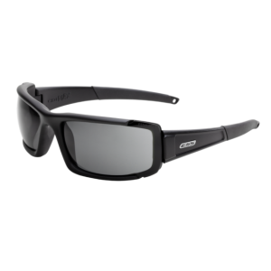 ESS 740-0297 EyePro CDI Max Black Sunglasses, Clear & Smoke Gray Lenses, Black
