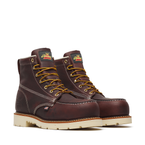 Thorogood 804-6110 Men's American Legacy Nano Moc Toe MAXWear 90 6" Work Boots, Black Walnut