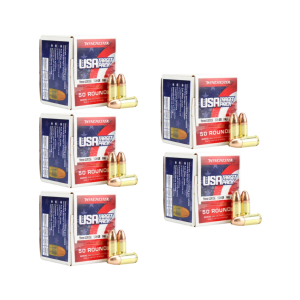 Winchester USA417250 USA Target Pack 9mm 115 Grain Full Metal Jacket (FMJ) Ammo