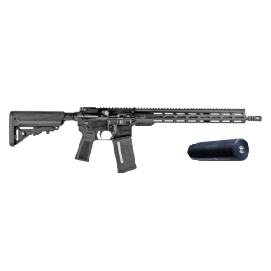 IWI US Zion-15 30rd 5.56mm AR-15, 16" Barrel, B5 Furniture, Black + Sonicore Rekkr DT .223/5.56 Suppressor