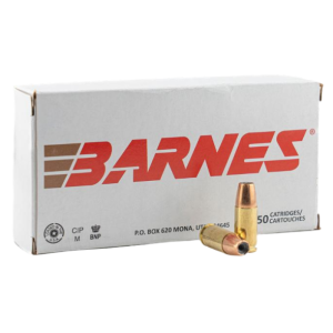 Barnes BD9MM1 9mm Luger 115 Grain Sierra Jacketed Hollow Point (JHP) Ammo