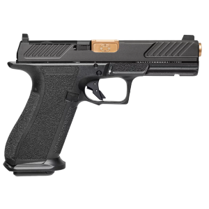 Shadow Systems DR920 Combat 17rd 9mm OR Pistol, 4.5" Bronze Barrel, Black