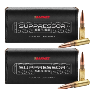 Barnes Barnes Suppressor Series 8.6 Blackout Subsonic 300 Grain Sierra Match King (SMK) Ammo - $91.99 at Bereli 