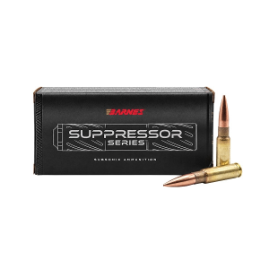 Barnes Barnes Suppressor Series 8.6 Blackout Subsonic 300 Grain Sierra Match King (SMK) Ammo - $51.99 at Bereli 