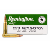 Remington 223 REM 62 Grain Closed Tip Flat Based Ammunition 200 Rounds