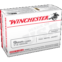 Winchester 9mm Luger 115gr FMJ Value Pack- USA9MMVP