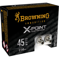 Browning X-Point 45 ACP 230 Grain Hollow Point Ammunition