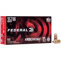 Federal American Eagle 357 SIG 125 Grain Full Metal Jacket Ammunition - AE357S2