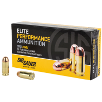 Sig Sauer 230 Elite Ball .45 ACP, 230 Grain, FMJ, Brass Cased Centerfire Pistol Ammo