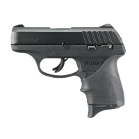 Ruger 9mm 3" Barrel, Black-Steel, Hogue Beavertail Grip Pistol - 7Rd