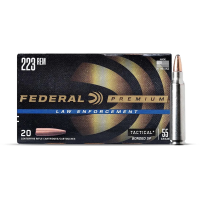 Federal Premium LE Tactical .223 Remington 55gr Bonded SP Ammunition